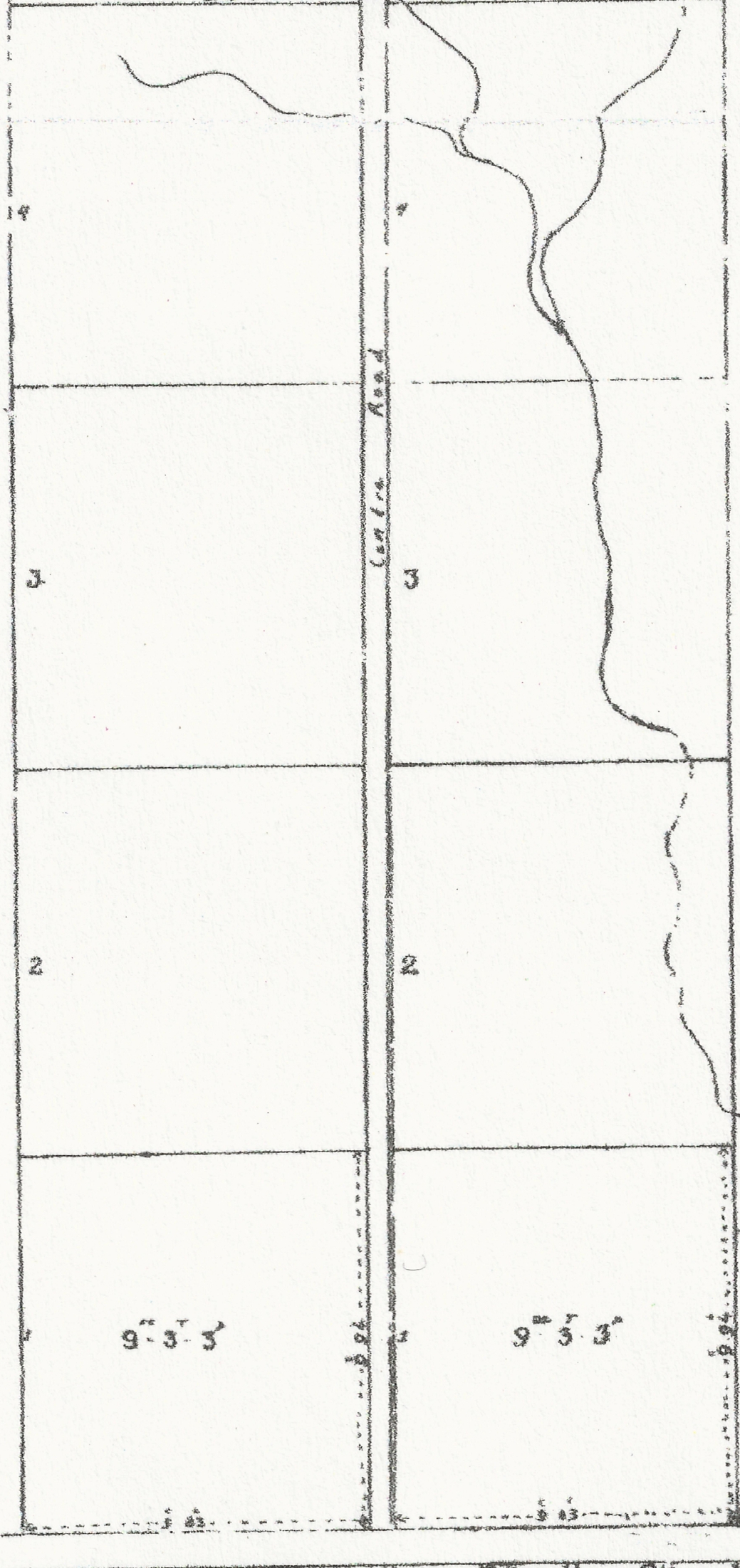 Southern Portion 1884 PLAN OF SURVEY of Lot 13 and Broken Front