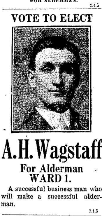 Toronto Star, December 31, 1915. He won in 1915 and took his seat on Council in January 1916. The term was for one year only. 