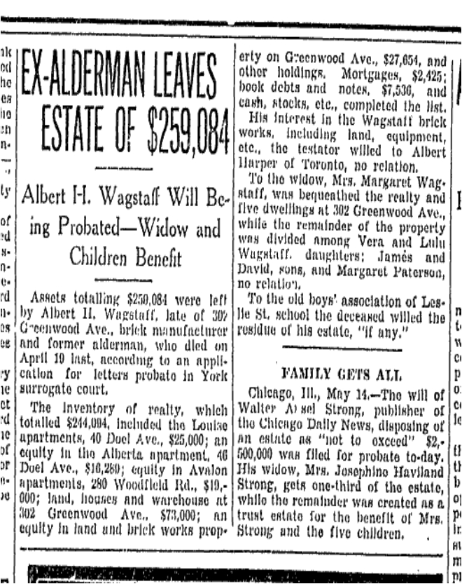 Toronto Star , May 15, 1931 