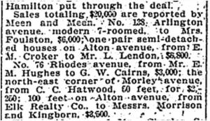 Toronto Star, April 22, 1914