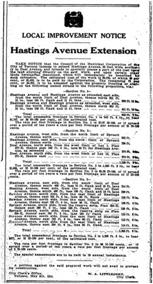 Toronto Star, May 9, 1914