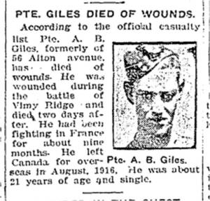 Toronto Star, May 1, 1917