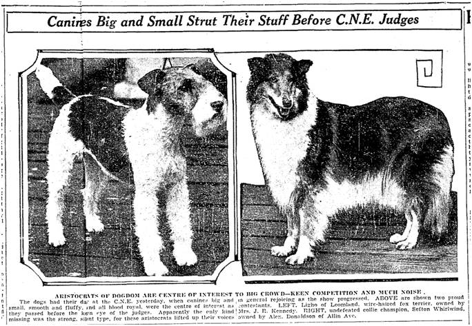Toronto Star, Sept. 2, 1930