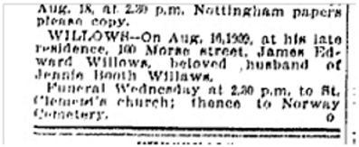 100 Morse St Toronto Star Aug. 17, 1909