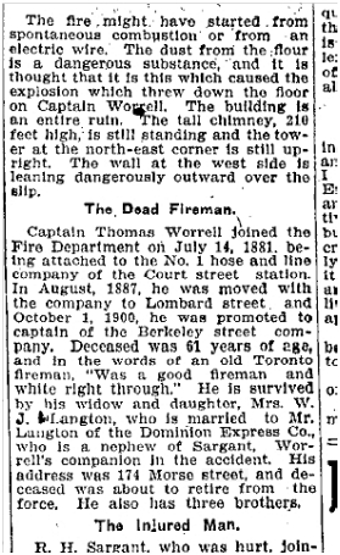 176 Morse St., Toronto Star, Sept. 19, 1905