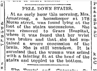 178 Morse Street Toronto Star July 27, 1899