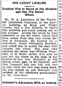 45 Morse St Toronto Star, April 27, 1901
