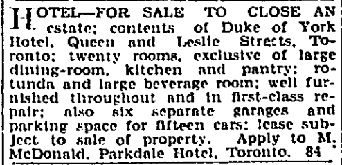 19310112GL Duke for sale