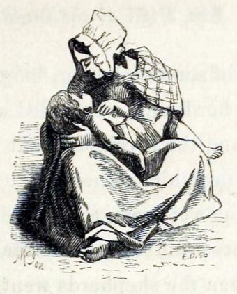 Mother and dead child