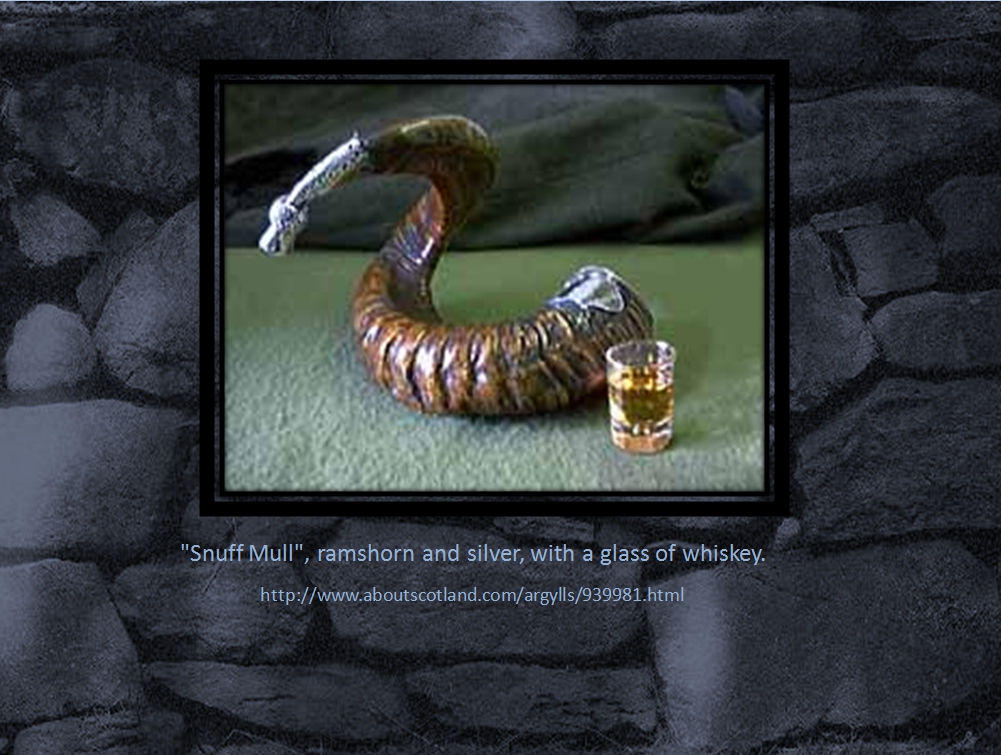 Rams horn and whiskey
