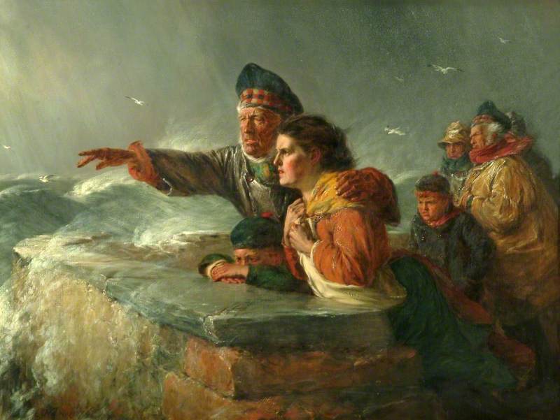 Nicol, Erskine, 1825-1904; The Missing Boat