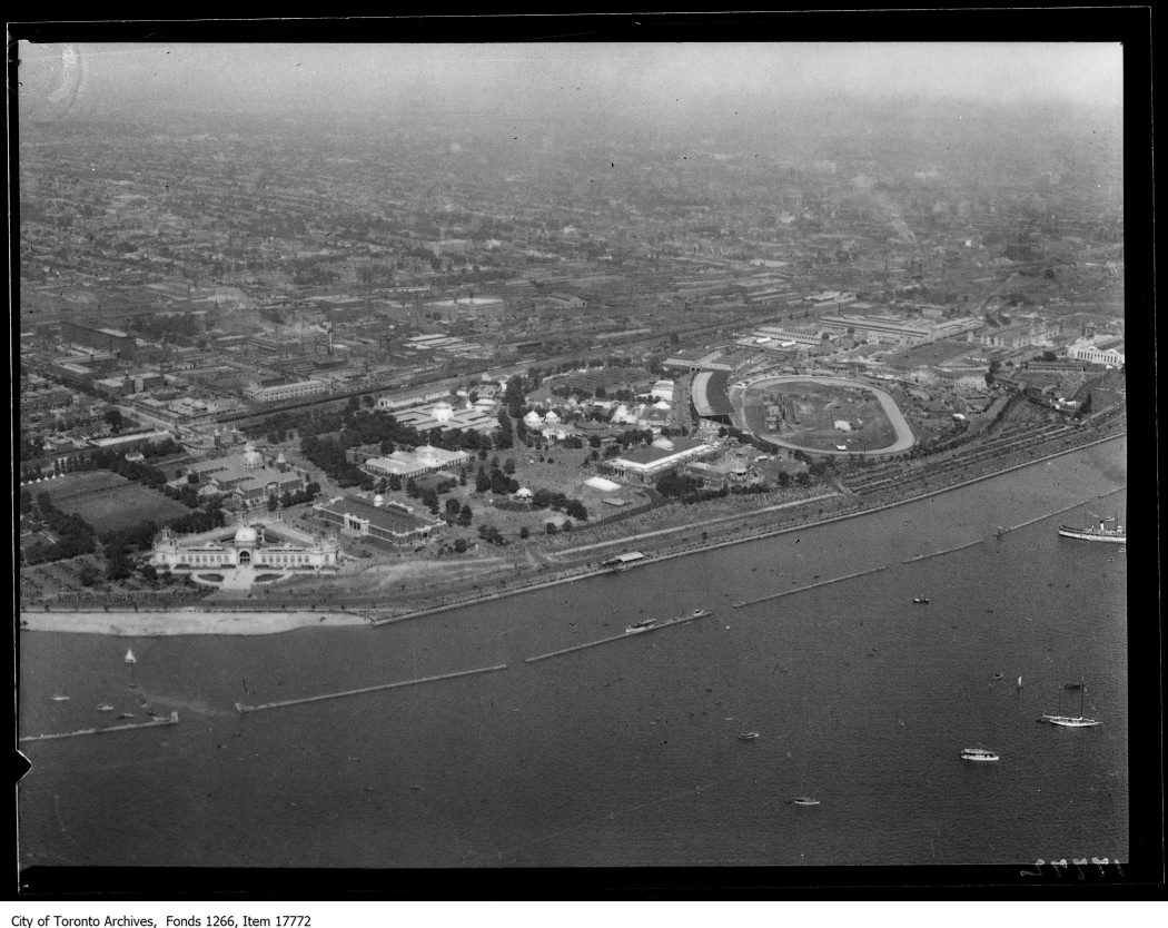 Aerial shots, Exhibition. - August 30, 1929
