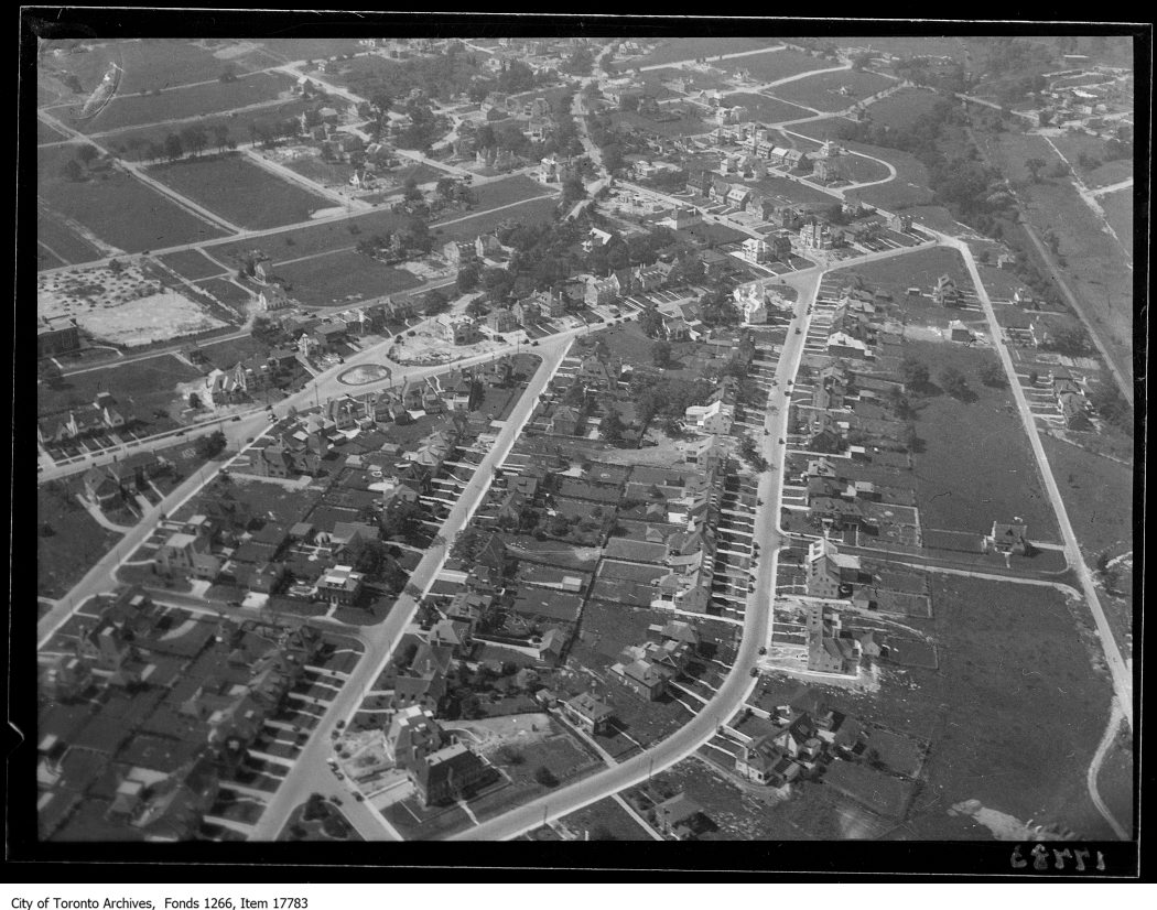 Aerial shots, Forest Hill. - August 30, 1929