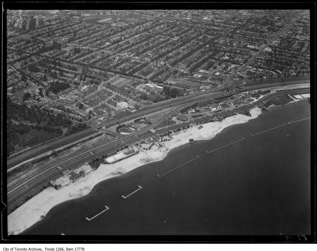 Aerial shots, High Park and Grenadier Pond, from north. - August 30, 1929
