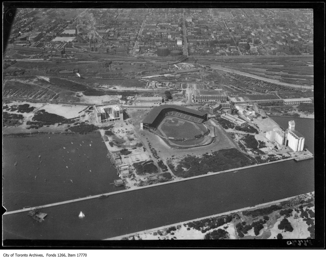 Aerial shots, Maple Leaf Stadium. - August 30, 1929