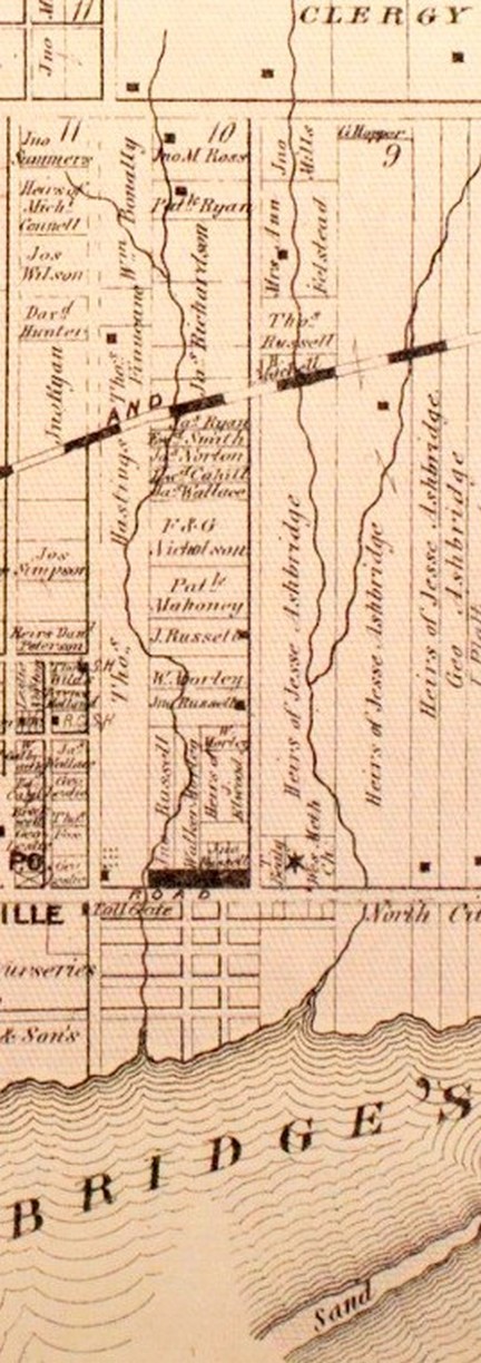 1878 County Atlas Map Lots 9 and 10