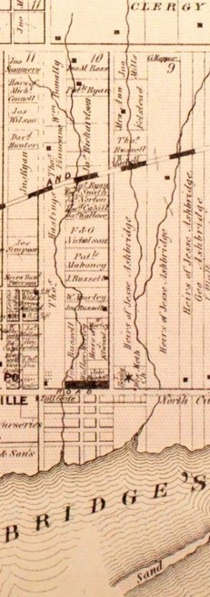 1878 County Atlas Map Lots 9 and 10