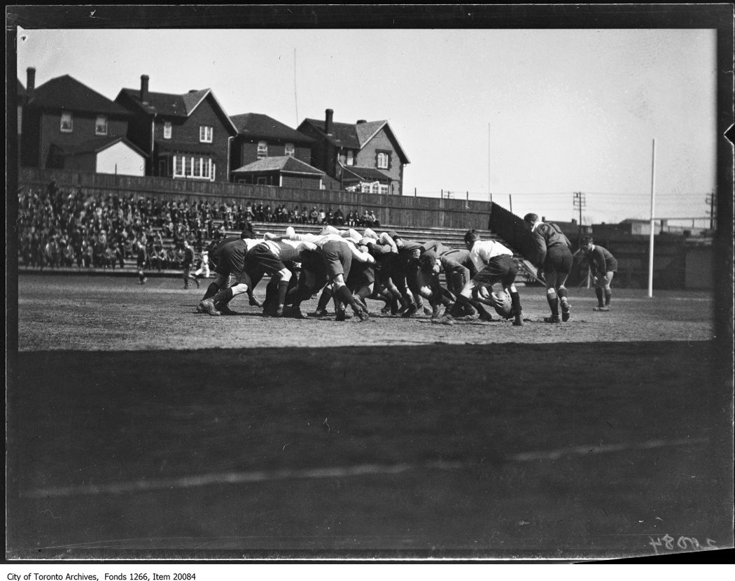 English rugby, scene. - May 3, 1930