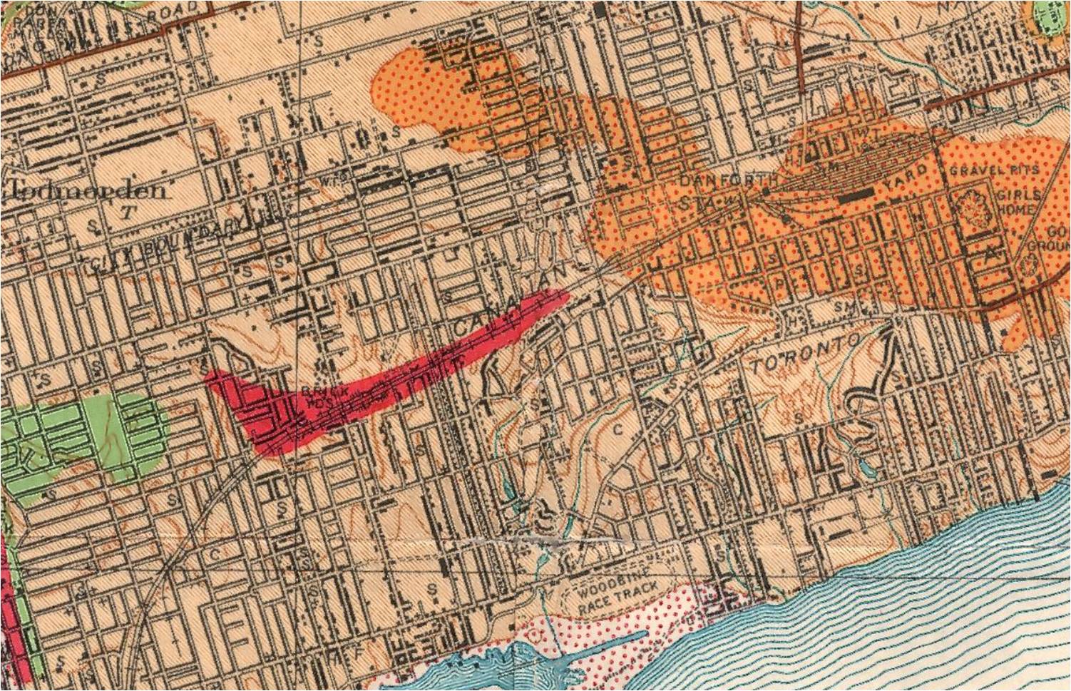 Coleman 1932 map