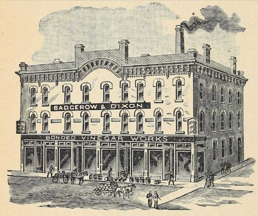 Badgerow and Dixon Vinegar 1893 79 Jarvis Street Toronto Illus