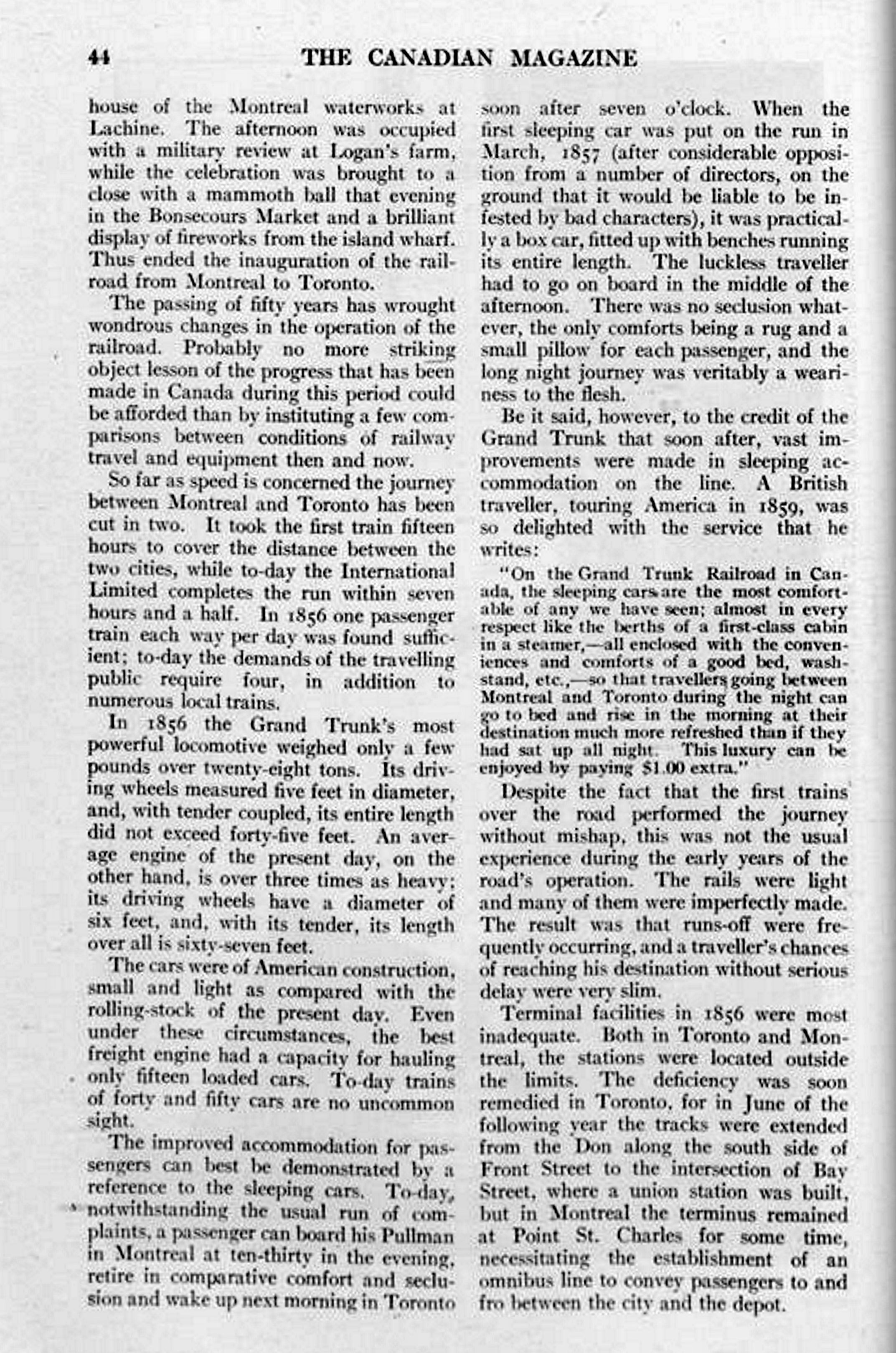 The Canadian Magazine Vol. 28, no. 1 (Nov. 1906) 44