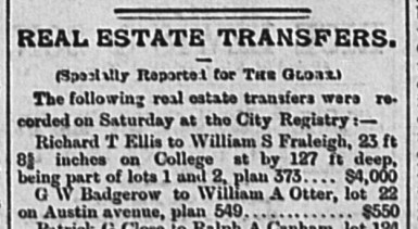18870516 GL Real Estate Transfer