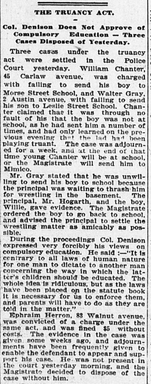 2 18990421 GL The Truancy Act Austin Avenue