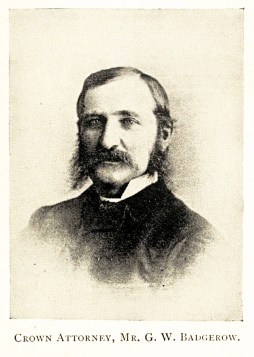 George W Badgerow from Adam, Toronto Old and New, 1891
