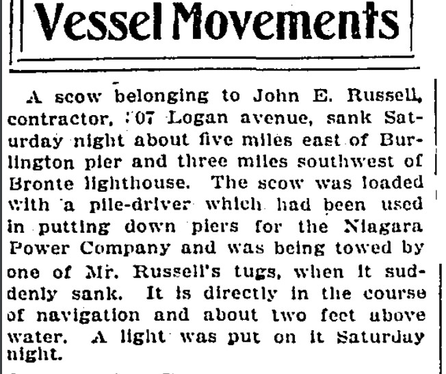 19080609 GL Scow sinks