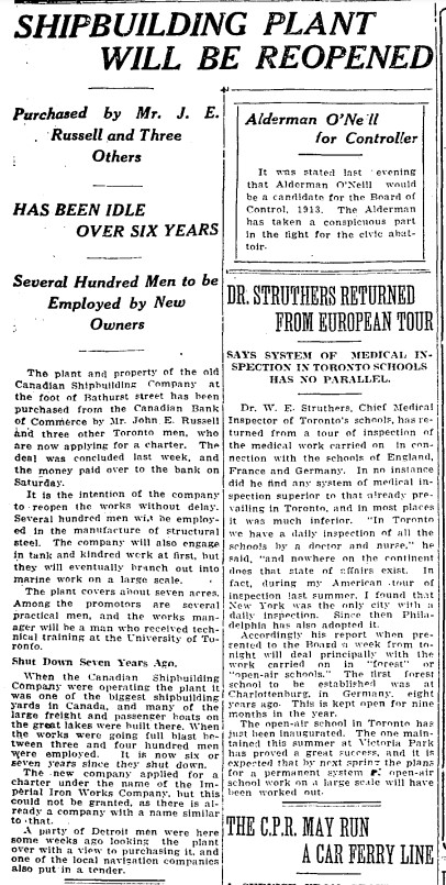 19120905 GL shipbuilding works to reopen