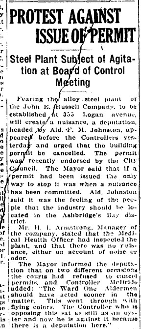 19180822 GL Steel plant John E Russell1