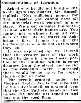 19180823 GL Steel plant John E Russell2