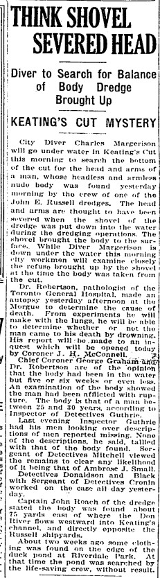 19220523 GL Shovel Severed Head