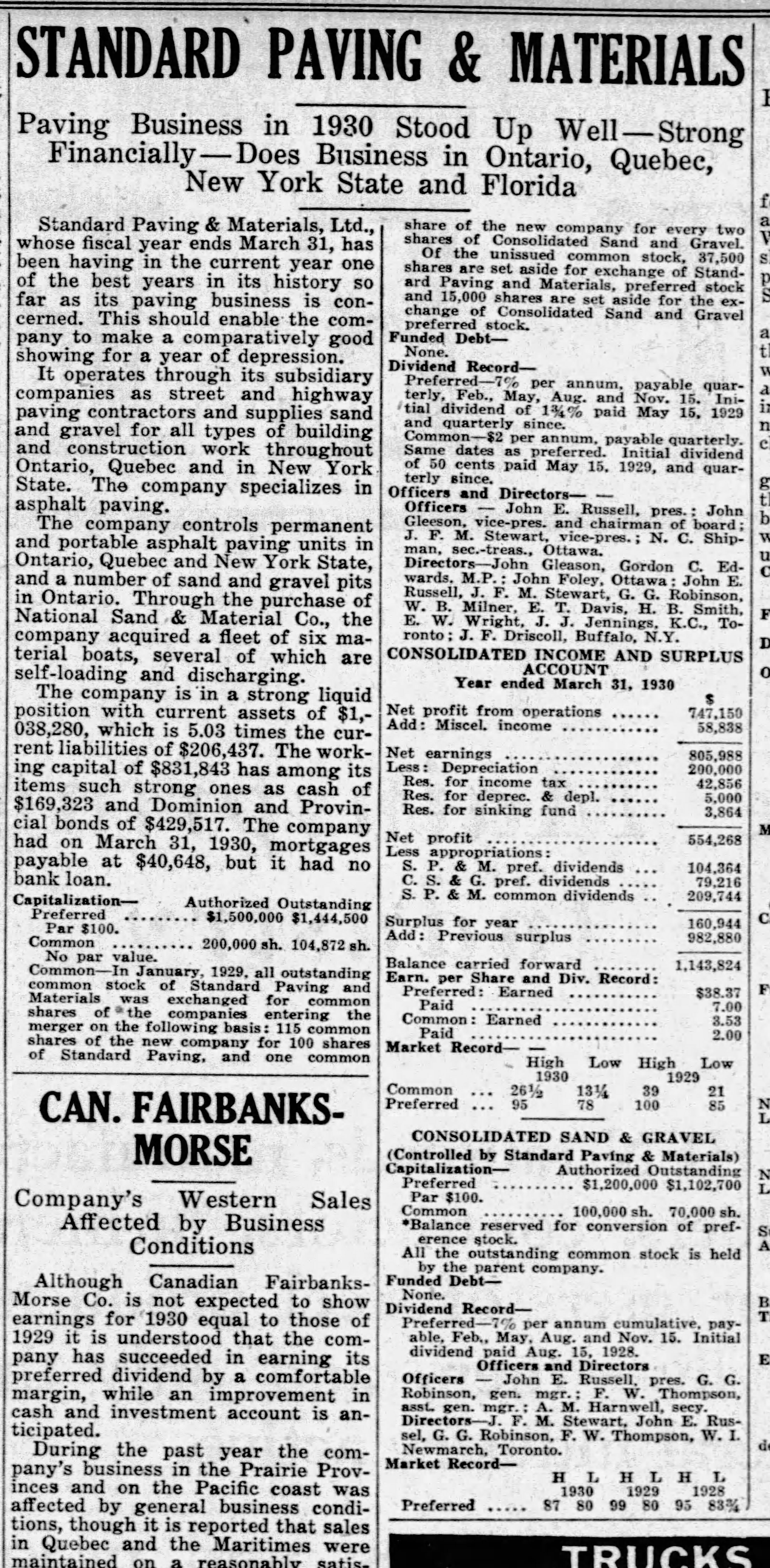 19310205 Financial Post Standard Paving