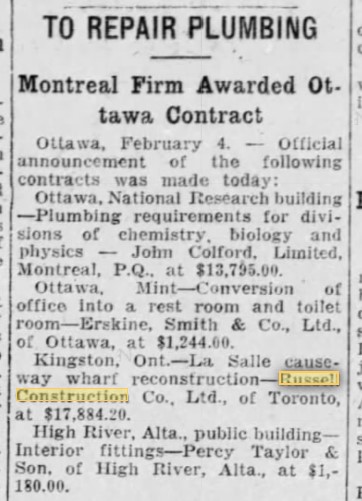 19320205 Gazette (Mtl) LaSalle contract