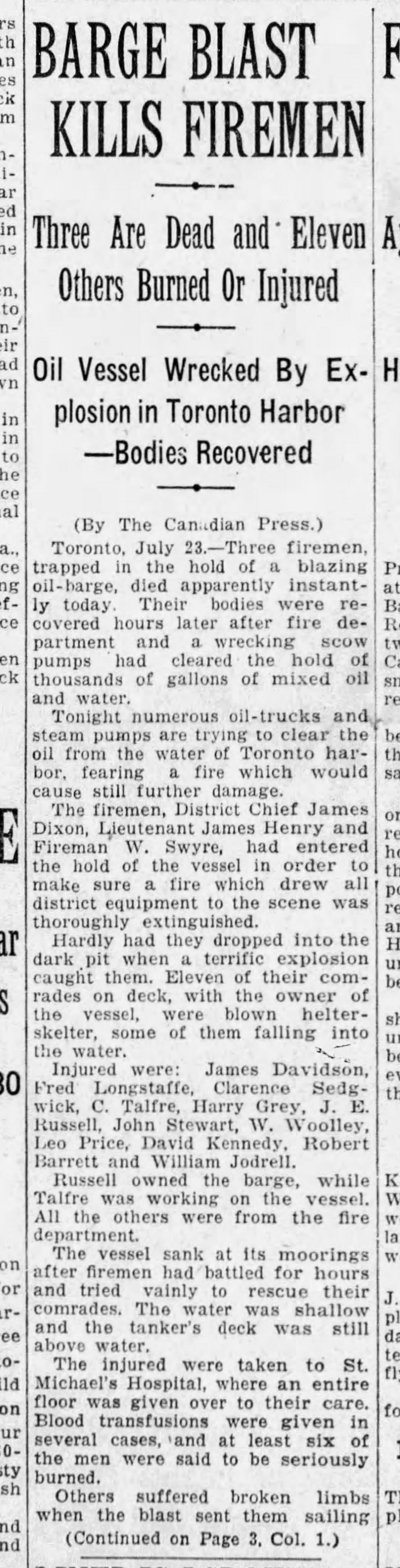 19340724 The Gazette (Mtl) Explosion fire Enarco1