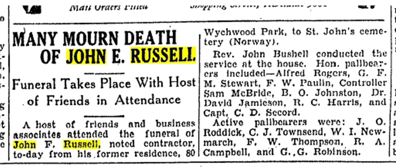19340918 TS John E Russell funeral