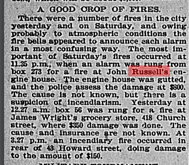 18940507 GL Fire John Russell engine house