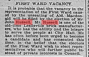 18960330 GL John Russell to run for Council