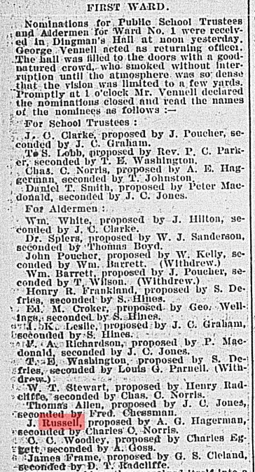 18981227 GL Russell candidate Ward 1 3