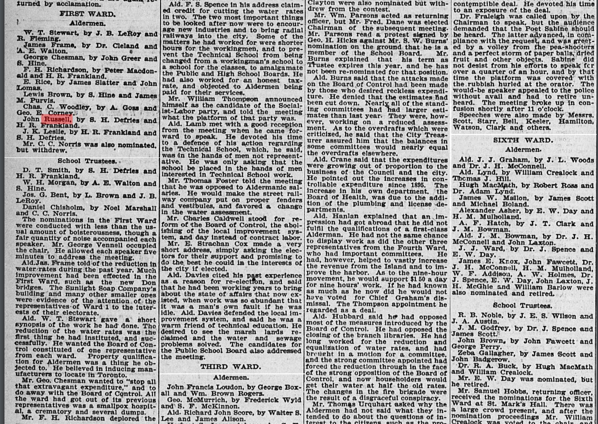 18991223 GL Aldermen in the field3