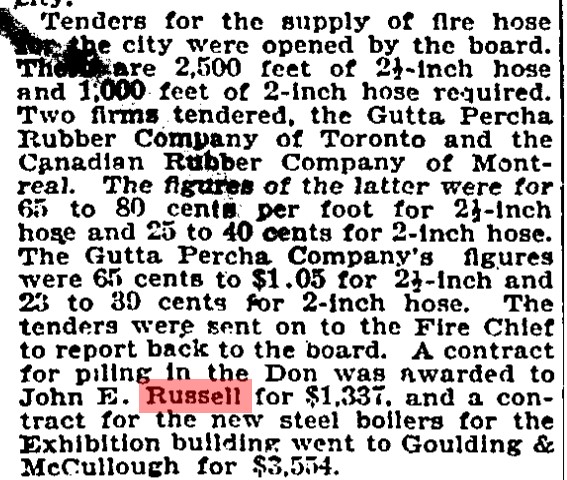 19000608 GL John E Russell tender