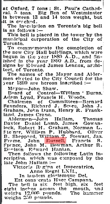 19001113 GL John Russell name on bell3