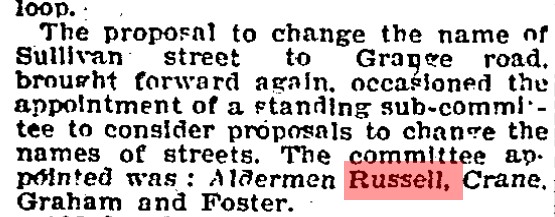 19010119 GL Standing Committee Street Names