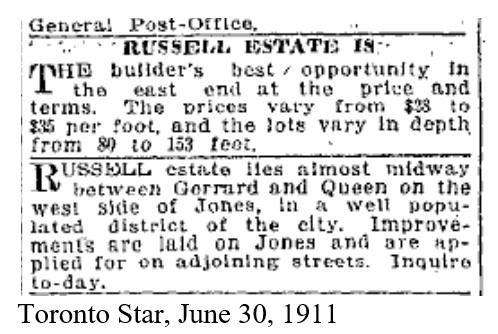 19110630 TS Developing Russell property