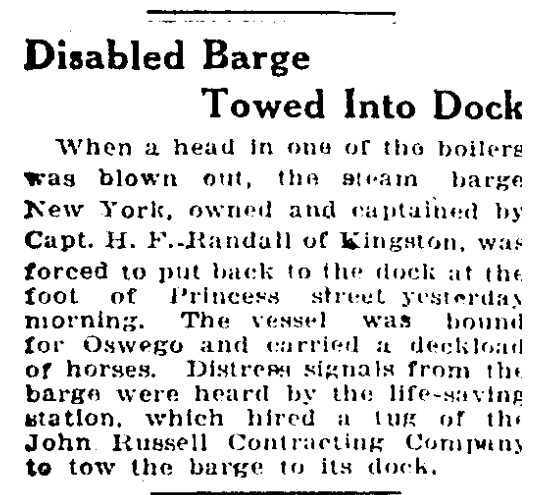 19210505 GL Disabled tug towed John E Russell