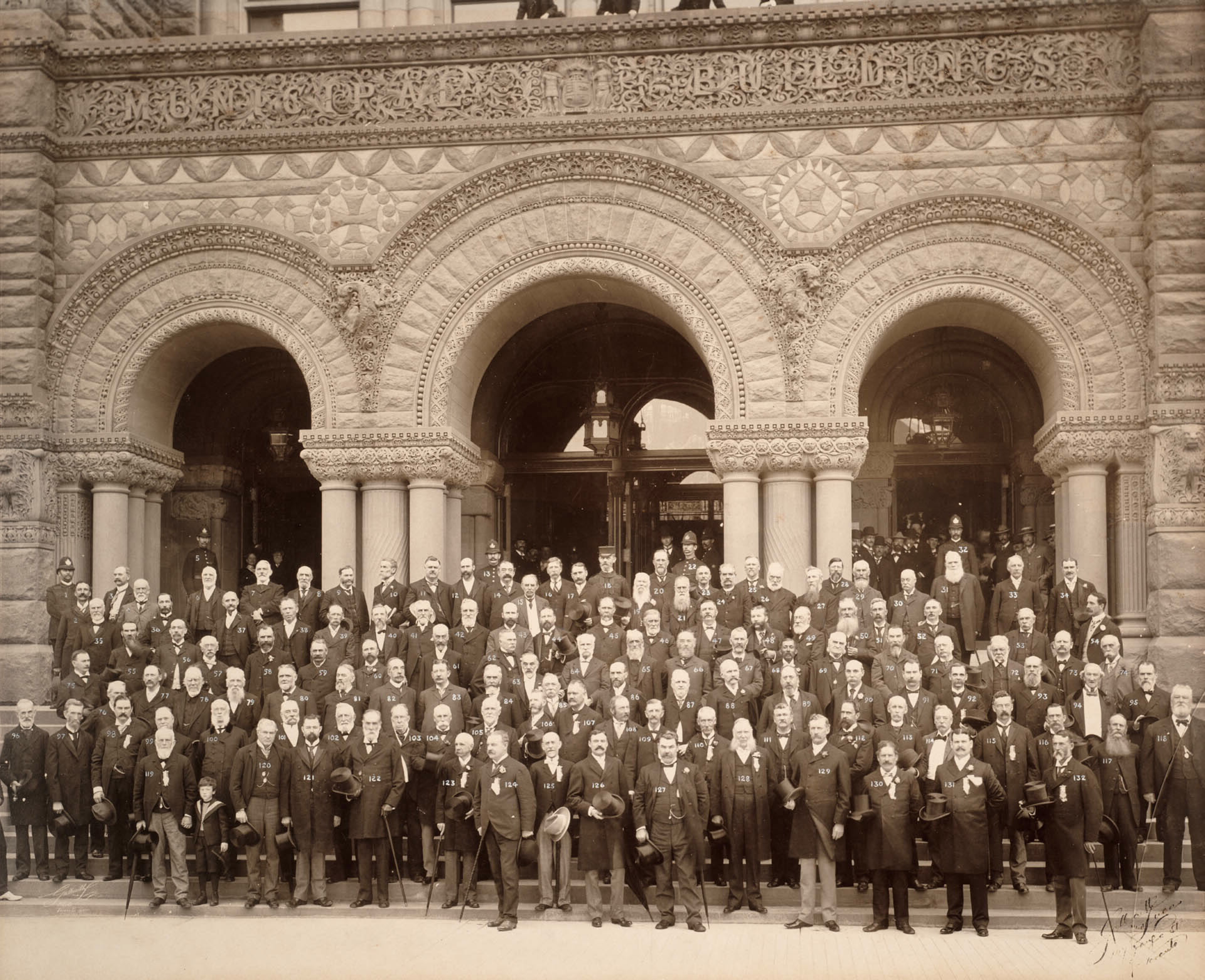 City Hall (1899-1965), opening ceremonies, 1899 TPL
