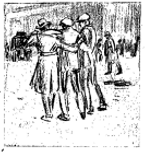 Sketch by Toronto Star artist